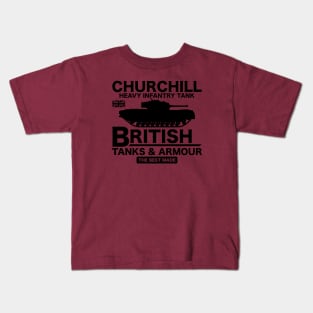 Churchill Tank Kids T-Shirt